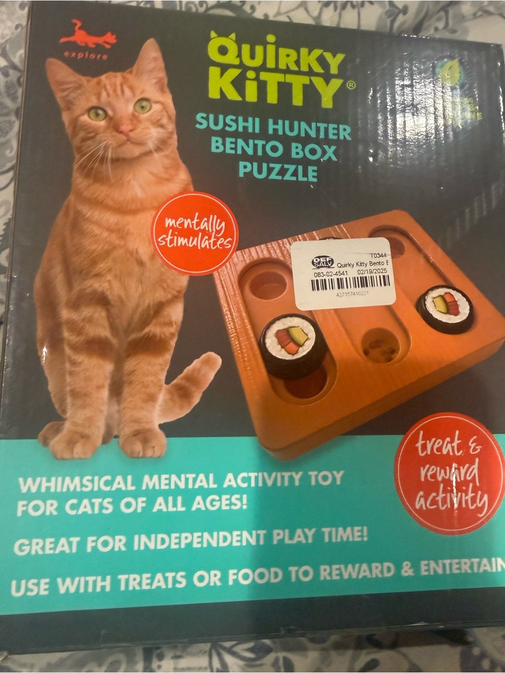 Quirky Kitty Sushi Hunter Bento Box Puzzle